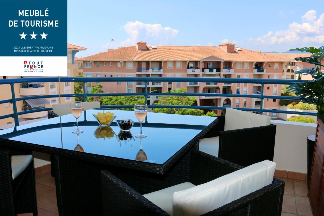Port-Frejus, Le Paladien, Appartement 2 Pieces Climatise, Terrasse & Parking Exterior photo